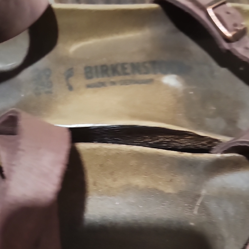 Birkenstock Dark Brown Strappy Sandals - Picture 5 of 6